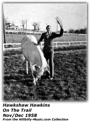 Hawkshaw Hawkins - horse - On The Trail 1958