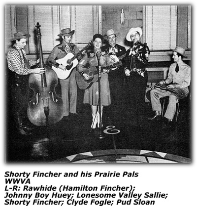 WWVA - Shorty Fincher and his Prairie Pals