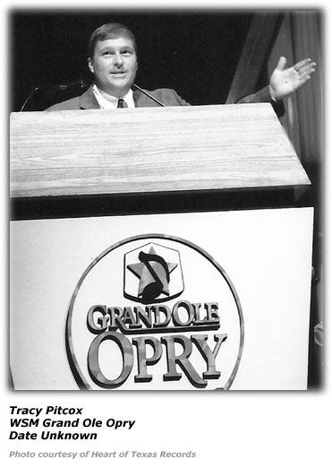 Tracy Pitcox - WSM Grand Ole Opry
