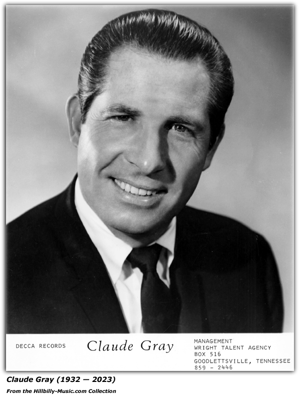 Claude Gray - Decca Records Promo Photo