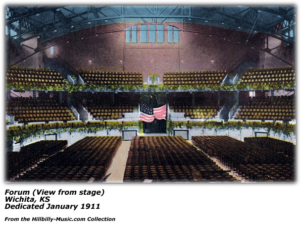 Postcard - Wichita Forum - View from Stage