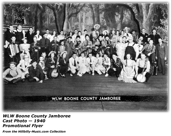 WLW Boone County Jamboree - Cast Photo 1940