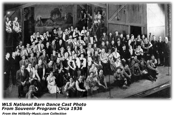WLS National Barn Dance Souvenir Program with Leizime Brusoe - Circa 1939