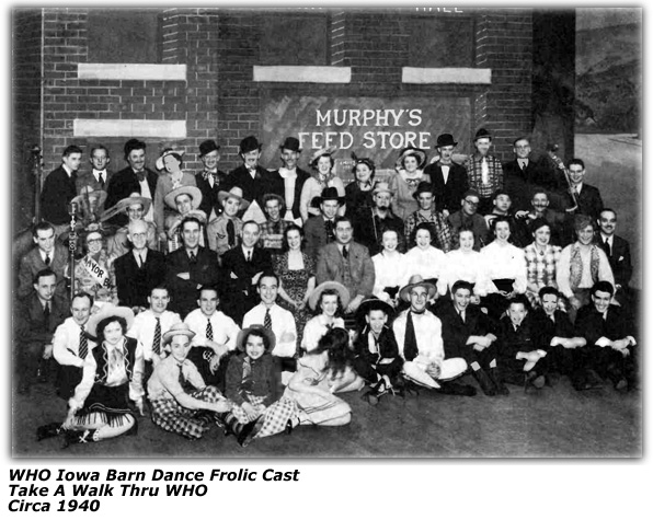 WHO Iowa Barn Dance Frolic Cast - 1940