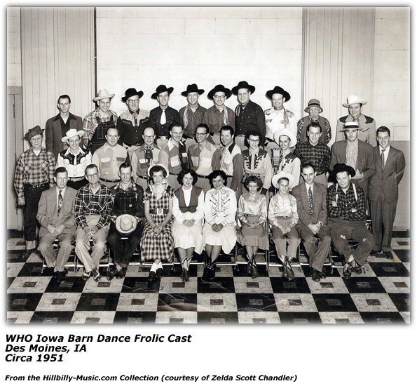 WHO Barn Dance Frolic Cast - 1951