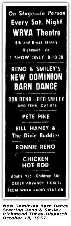 New Dominion Barn Dance - Oct 18 1957