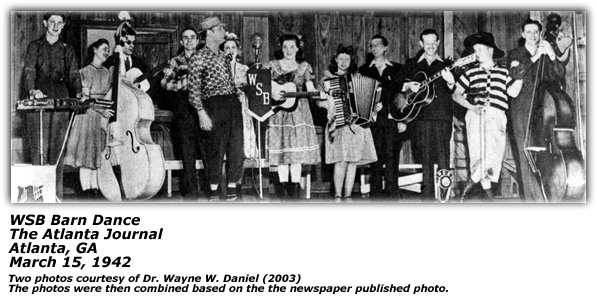 Promo Ad - WSB Barn Dance - Woman's Club Auditorium - 1941