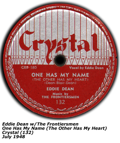 Eddie Dean - One Has My Name The Other Has My Heart July 1948