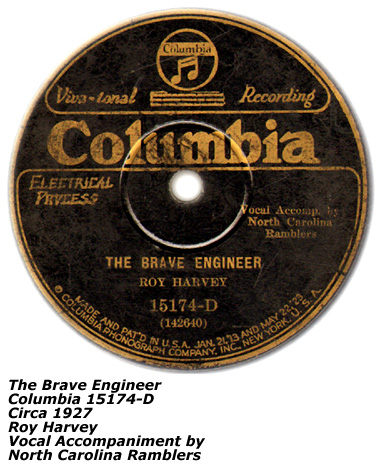Roy Harvey, North Carolina Ramblers 1927
