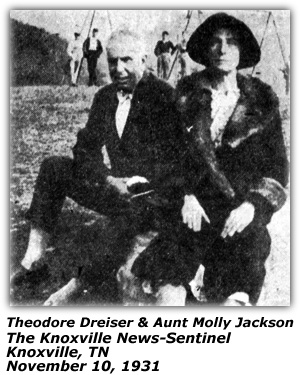 Theodore Dreiser and Aunt Molly Jackson - November 1931 - News Photo