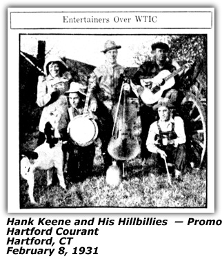 Hank Keene and His Hillbillies - February 1931