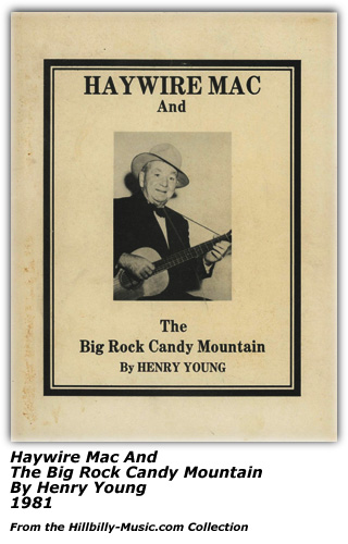 Haywire Mac and the Big Rock Candy Mountain Book - 1981