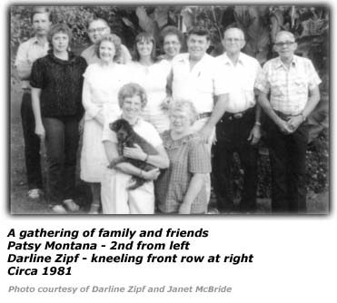 Gathering 1981 - Patsy Montana; Darline Zipf