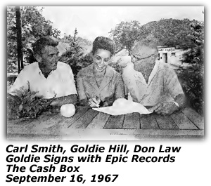 Carl Smith - Goldie Hill - Don Law - Epic Records - 1967