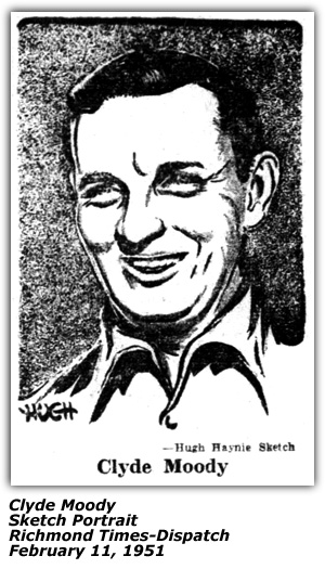 Clyde Moody Sketch Portrait - February 1951
