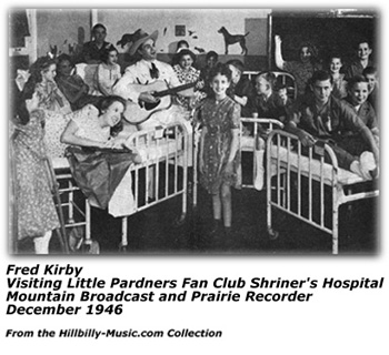 Fred Kirby - Shriner's Hospital Visit - 1946