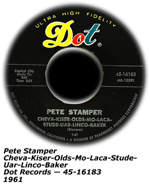 Pete Stamper - Dot Records - 45-16183