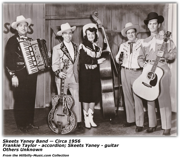 Skeets Yaney Band Portrait - Circa 1956