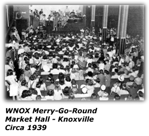 WNOX Merry-Go-Round - Market Hall - 1939
