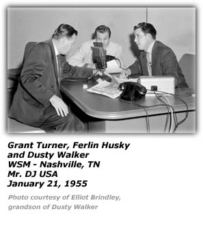 Dusty Walker, Grant Turner and Ferlin Husky