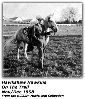 Hawkshaw Hawkins - horse - On The Trail 1958