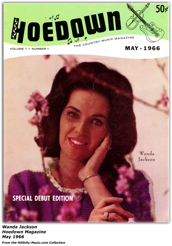 Hoedown Magazine Cover - May 1966 - Wanda Jackson