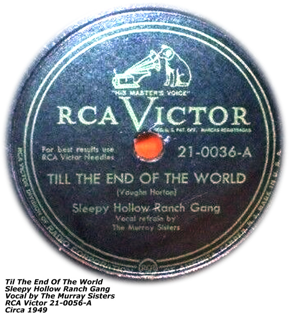 Sleepy Hollow Ranch Gang RCA Victor 21-0056-A 1949