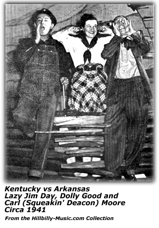 WLW - Kentucky vs Arkansas - Lazy Jim Day and Carl (Squeakin' Deacon) Moore and Dolly Good - 1941