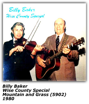 LP Cover - Billy Baker Wise County Special - Mountain and Grass - 5902 - 1980