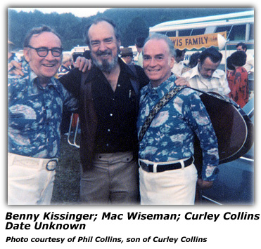 Benny Kissinger, Mac Wiseman, Curley Collins