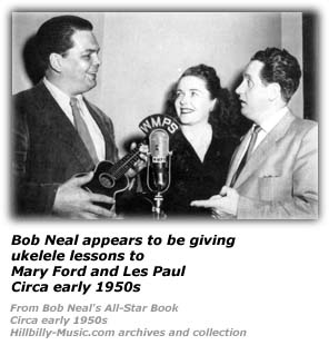 Bob Neal, Mary Ford and Les Paul