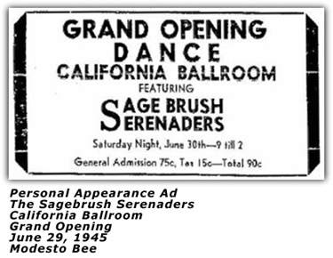 Sagebrush Serenaders - California Ballroom