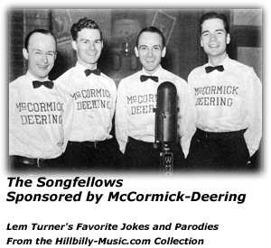 The Songfellows - McCormick Deering - WHO - Des Moines, IA