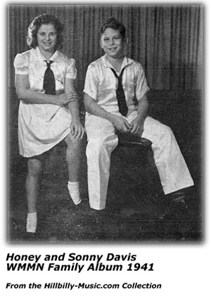 Sonny and Honey, Davis Twins WMMN 1941