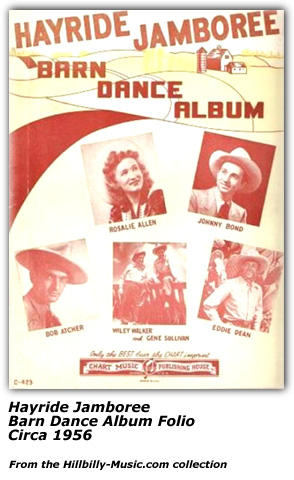 Hayride Jamboree Song Folio - 1956