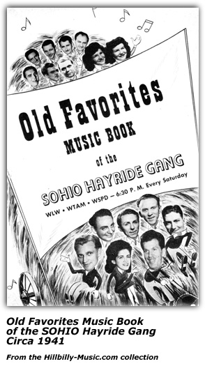 Old Favorites Music Book of the SOHIO Hayride Gang - 1941