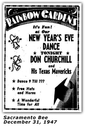 Don Churchill - New Year's Eve 1947