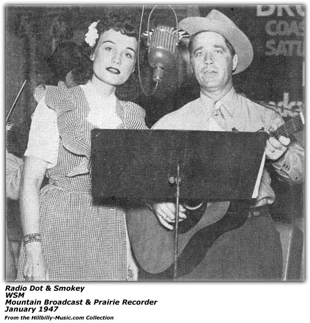 Radio Dot and Smokey; WSM Opry House Matinee - Circa 1947