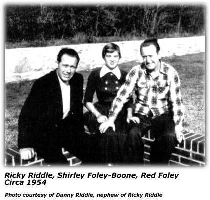 Rickey Riddle - Shirley Foley-Boone - Red Foley - 1954