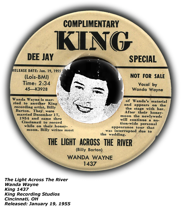 King 1437 - The Light Across The River - Wanda Wayne - Released January 1955