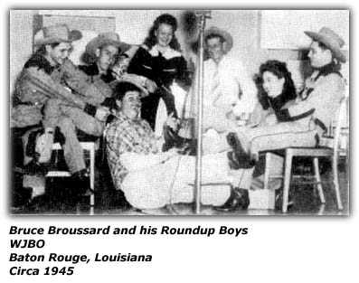 Bruce Broussard and his Roundup Boys