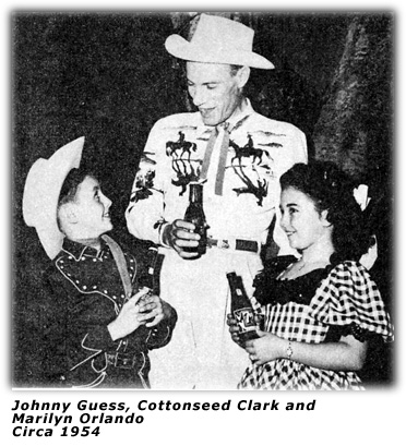 Johnny Guess, Cottonseed Clark, Marilyn Orlando