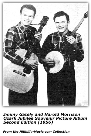 Photo - Jimmy Gately and Harold Morrison - Ozark Jubilee - 1956