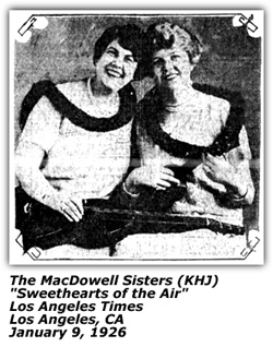 Sweethearts of the Air - MacDowell Sisters