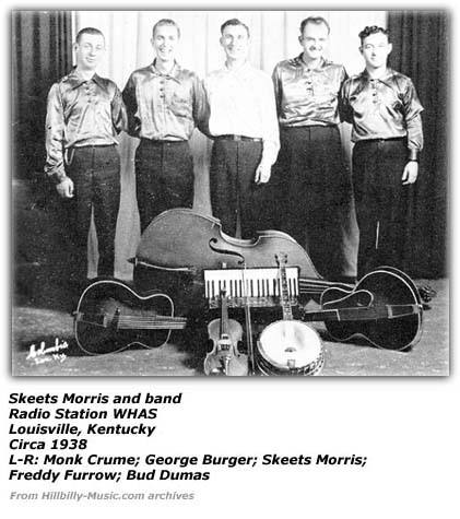 Skeets Morris and Band at WHAS Circa 1938