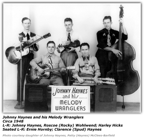 Johnny Haynes and his Melody Wranglers 1948