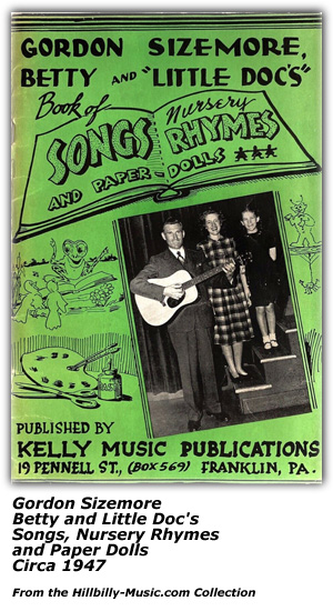 Folio - Gordon Sizemore, Betty and Little Doc - Circa 1947