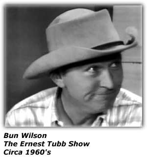 Screen shot from Ernest Tubb TV Show - Bun Wilson - Circa 1960's