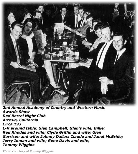 Academy of Country and Western Music Awards Show - 1963 - Red Barrel Nightclub