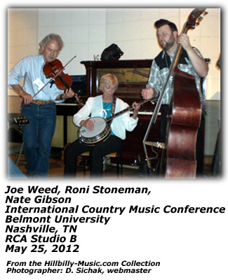 International Country Music Conference - Belmont University - Nashville, TN - Roni Stoneman, Mike Brown, Fleming - May 2003